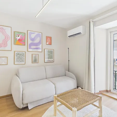 Lejlighed Brand-new Cosy W/ A/c - Principe Real | By Airnest *